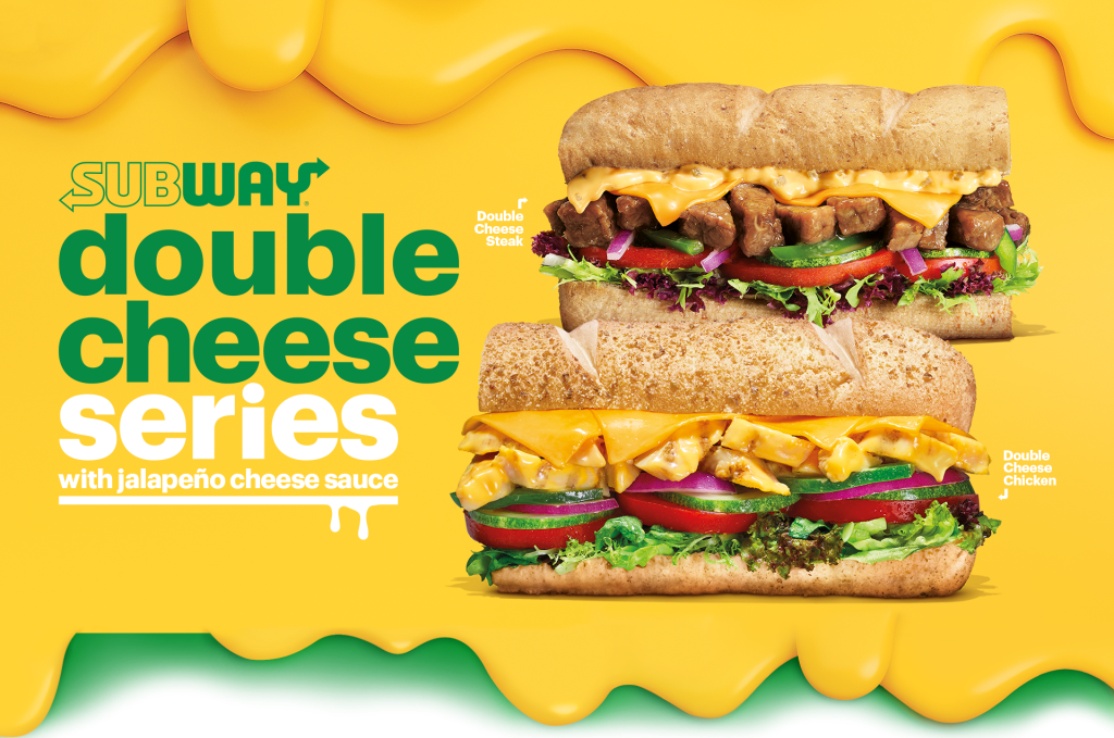 Eat Fresh Feel Good Double Cheese Subway Singapore