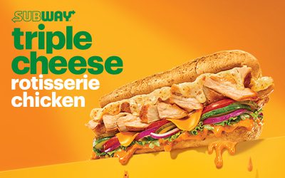 Subway SG - LTO Triple Cheese Chicken_Banner - 400px x 250px